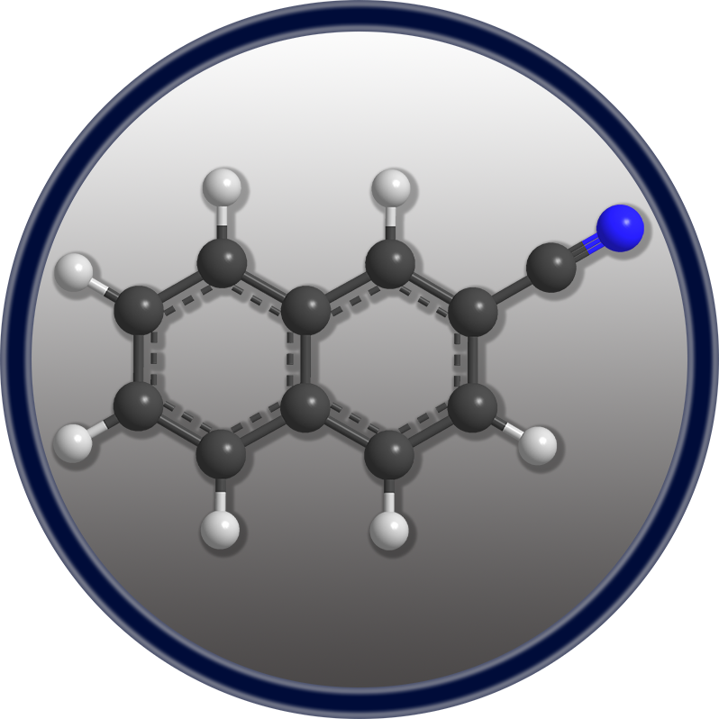 Structure of 2-cyanonaphthalene